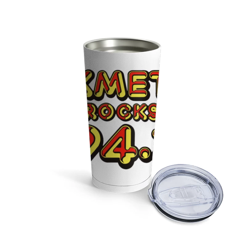 KMET 94.7 Retro Radio Travel Mug