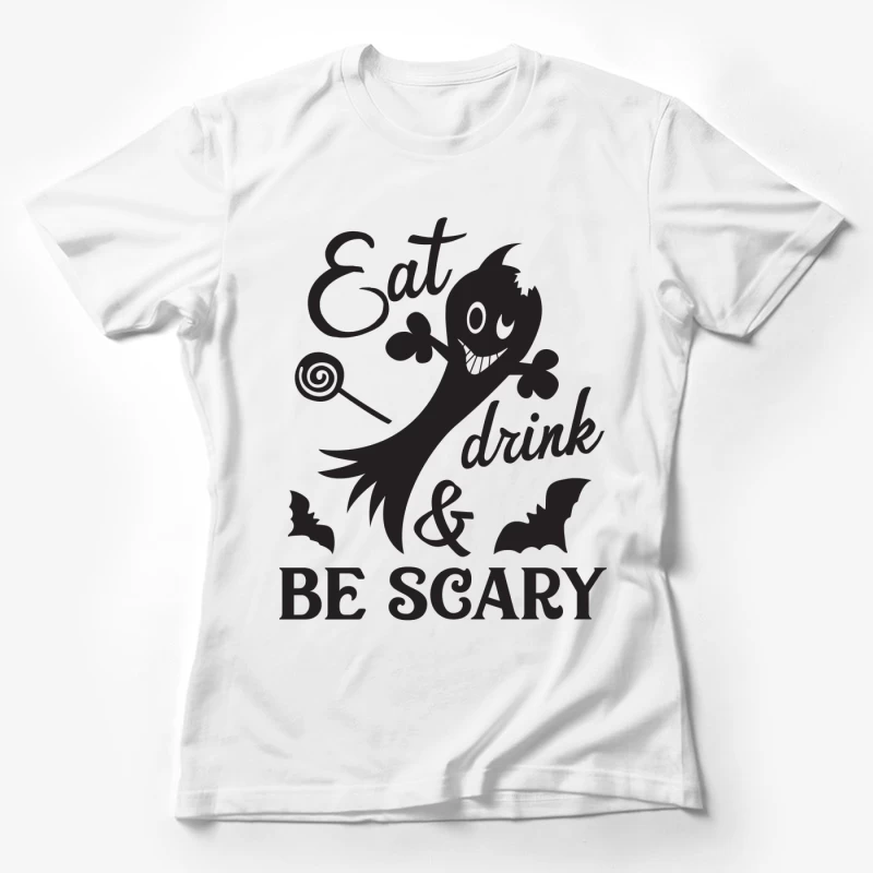 Fantôme amusant d'Halloween Femme T-Shirt
