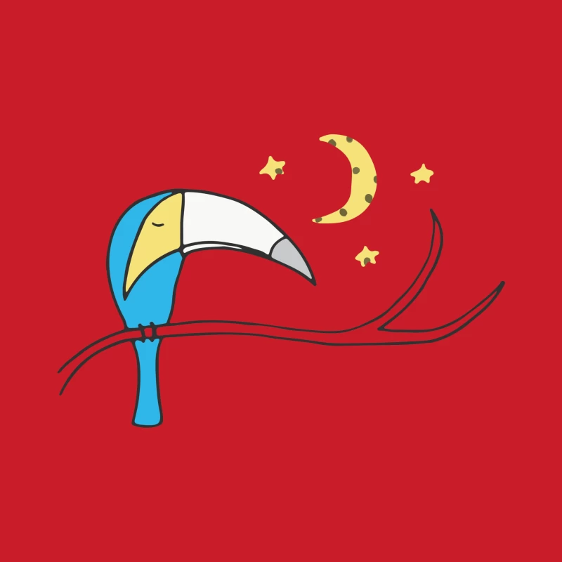 Toucan rêveur sous le clair de lune Femme Sweat à capuche
