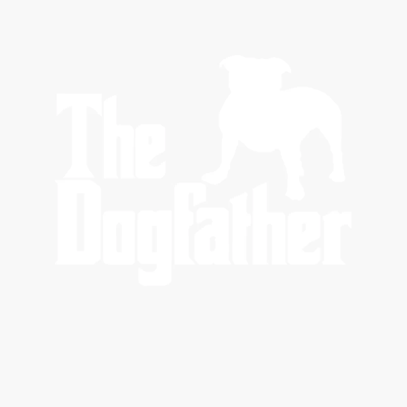 The Dogfather  Nerd Retro Der Pate Godfather Fun Cotton Tote Bag
