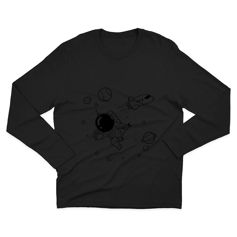 Astrologische Symbole und Elemente Herren Langarm T-Shirt