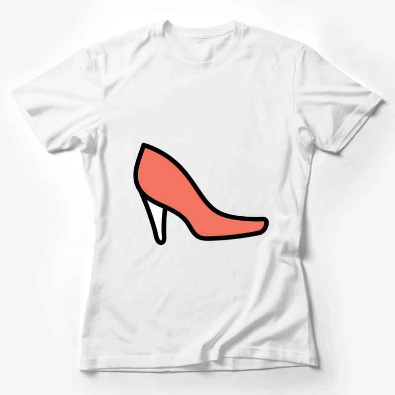 Icône de chaussure à talon rouge Femme T-Shirt