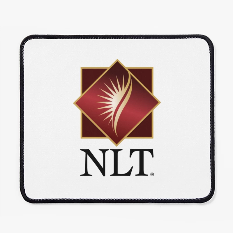 NLT Corporate Logo with Gold Diamond Design Mouse Pad