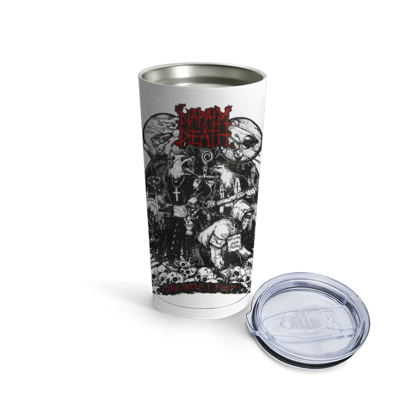 Napalm Death The Wolf I Feed Travel Mug