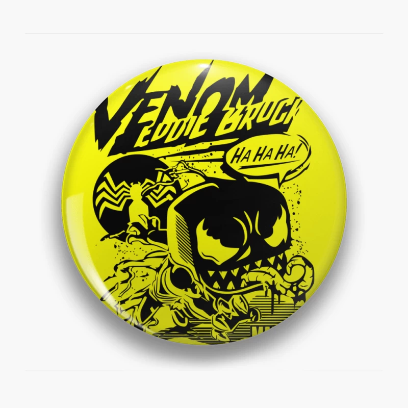 Minimalist Black Symbol Design Pin
