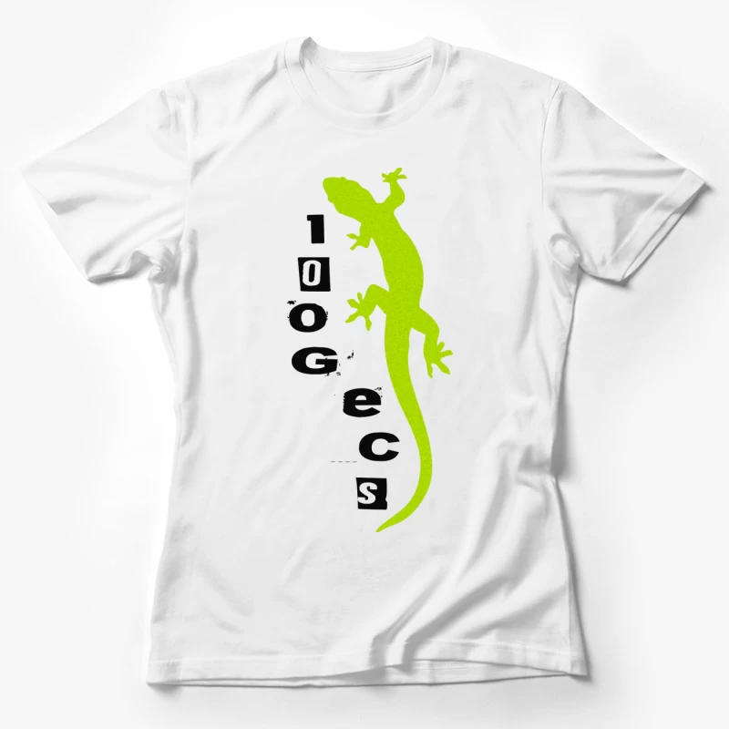 Gecko Logo Design Female T-Shirt