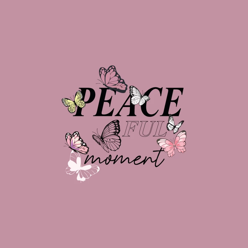 Peaceful Moment – Elegant Butterfly Serenity Travel Mug