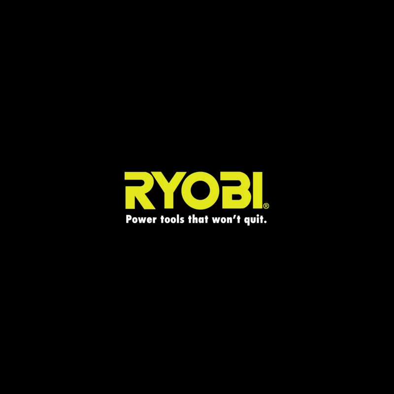 Ryobi Power Tools Corporate Logo with Slogan iPhone Case