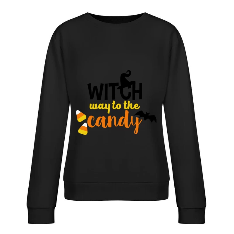 Chemin vers les bonbons Femme Sweat-shirt à enfiler