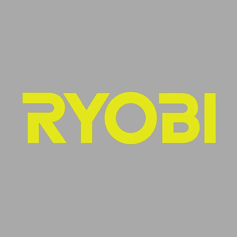 Ryobi Power Tools Brand Logo in Neon Yellow Male Pullover Hoodie