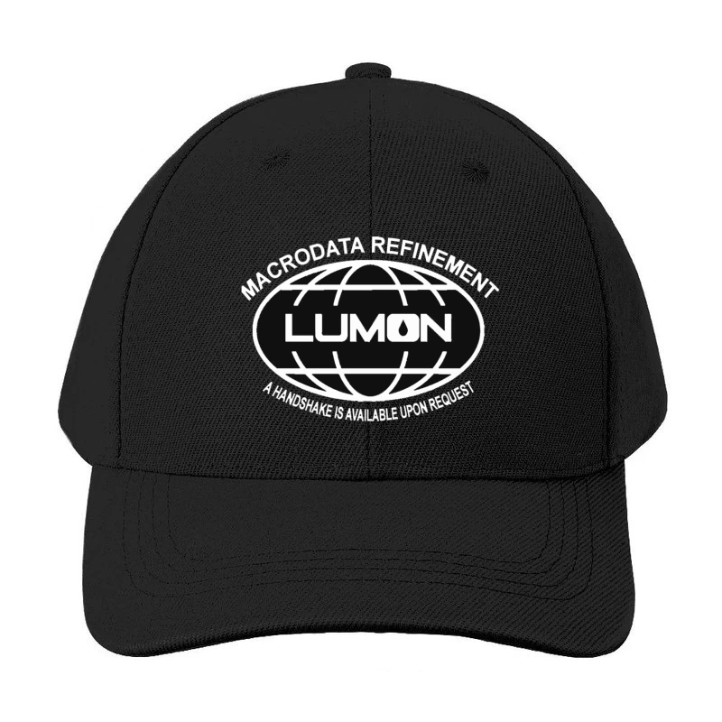 Lumon Industries Retro Corporate Globe Logo Baseball Cap