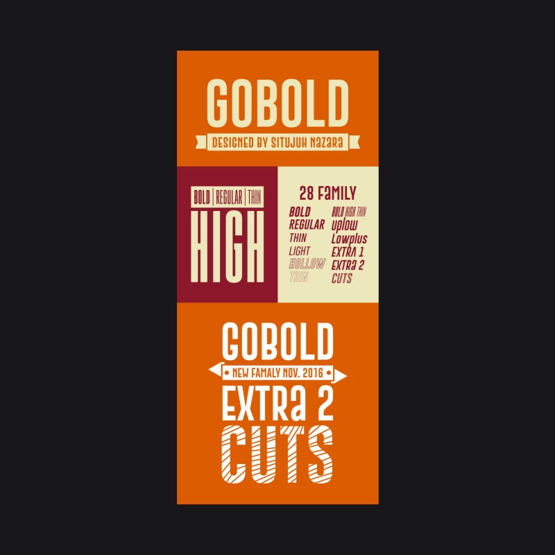 Typographie rétro GoBold Homme Sweat à capuche