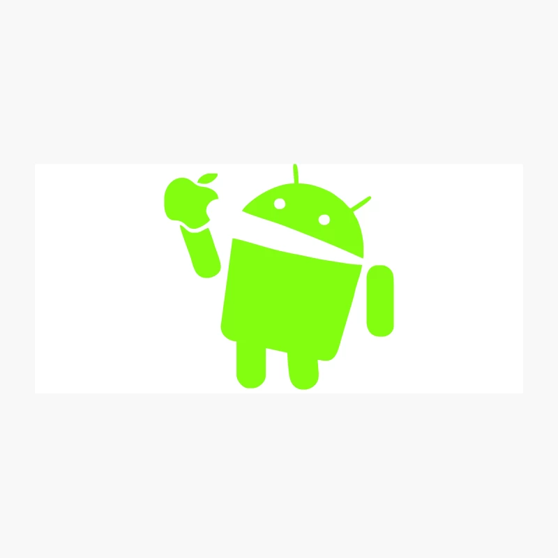 Android eats Apple Coffee Mug