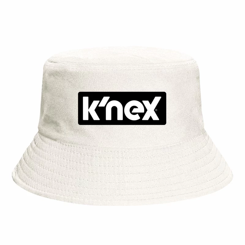 K'NEX Construction Toys Brand Logo in Black and White Bucket Hat