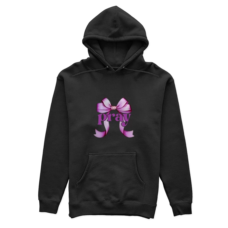 Design de nœud de prière rose Femme Sweat à capuche