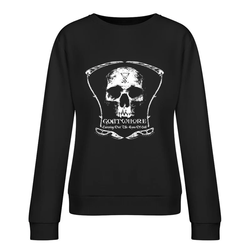 Goatwhore Eyes Of God Female Pullover Sweatshirt