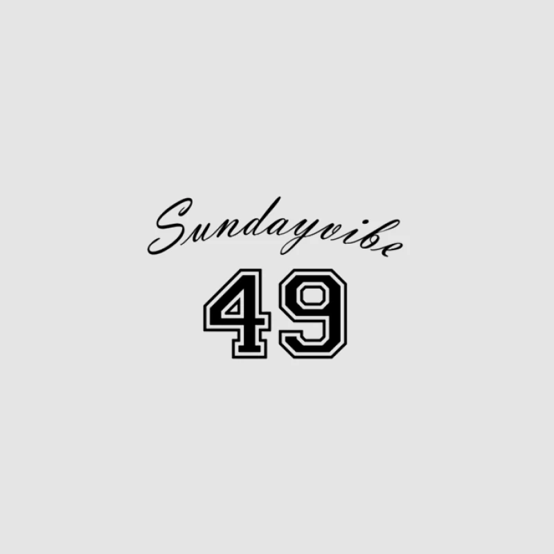 Sonntag Nacht Nummer 49 Damen Pullover Hoodie