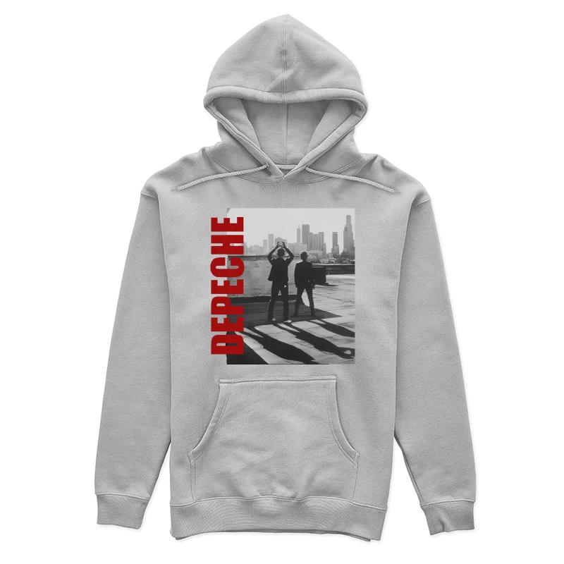 Depeche Mode Silhouettes Against City Skyline Female Pullover Hoodie