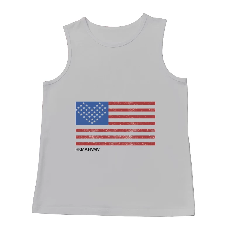Herz-Flagge mit Streifendesign Herren Tanktops