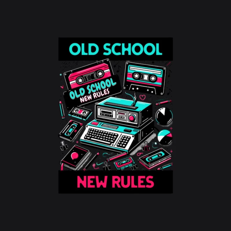 Retro-Technologie: Alte Schule, neue Regeln Herren Pullover Hoodie