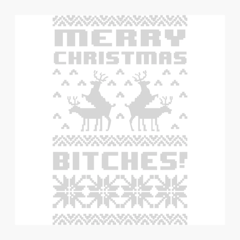 Merry Christmas Bitches Pin