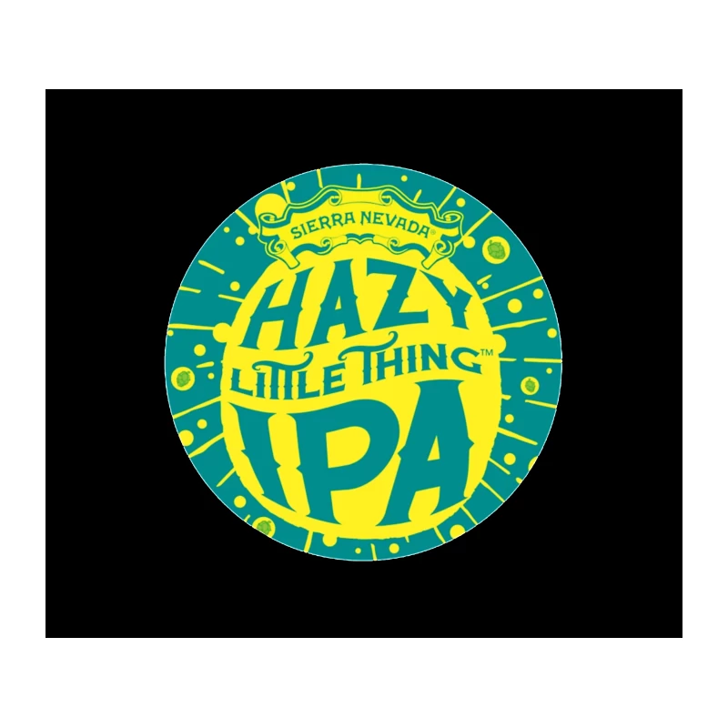 Sierra Nevada's Hazy Little Thing IPA Circular Beer Logo Tapestry