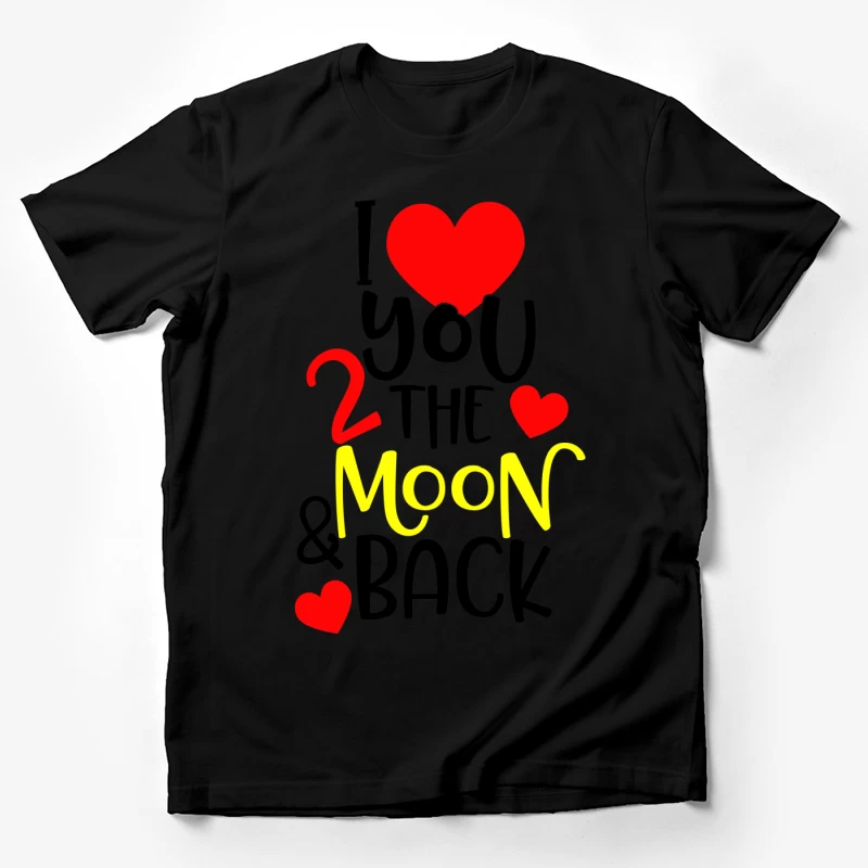 Citation d'amour romantique colorée Homme T-Shirt