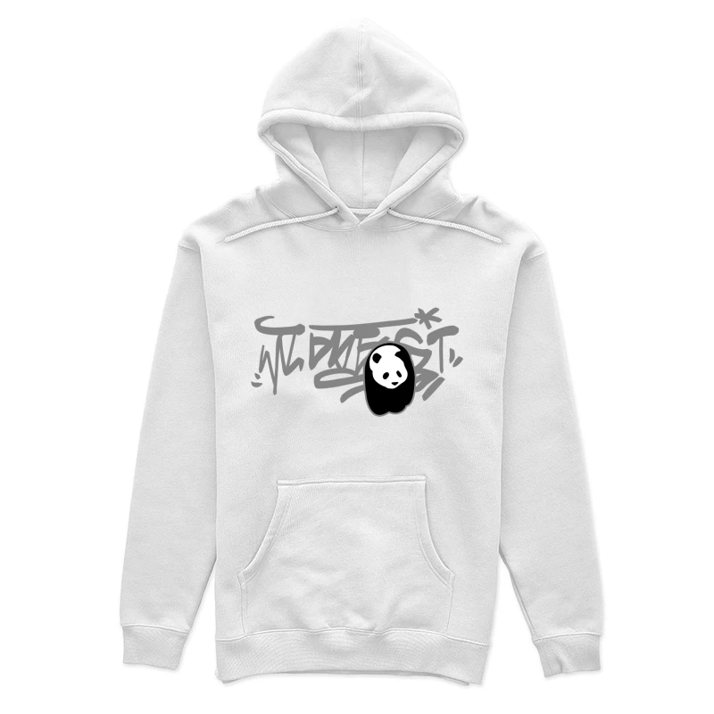 Graffiti-Panda-Design Damen Pullover Hoodie