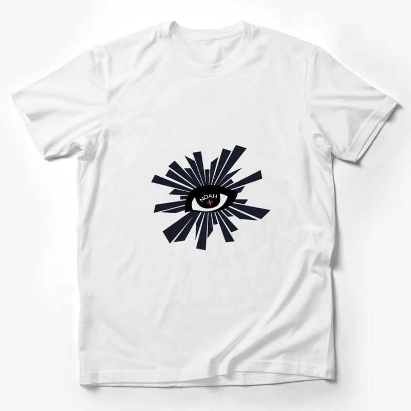 Augenmotiv mit Strahlen Herren T-Shirt