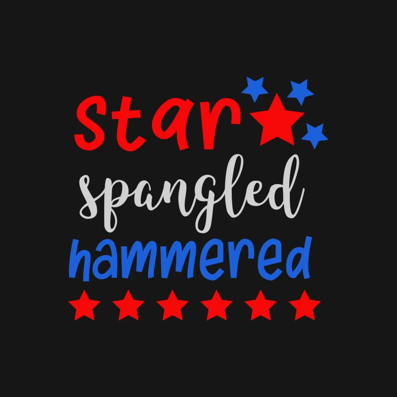 Design humoristique patriotique avec étoiles Femme T-Shirt