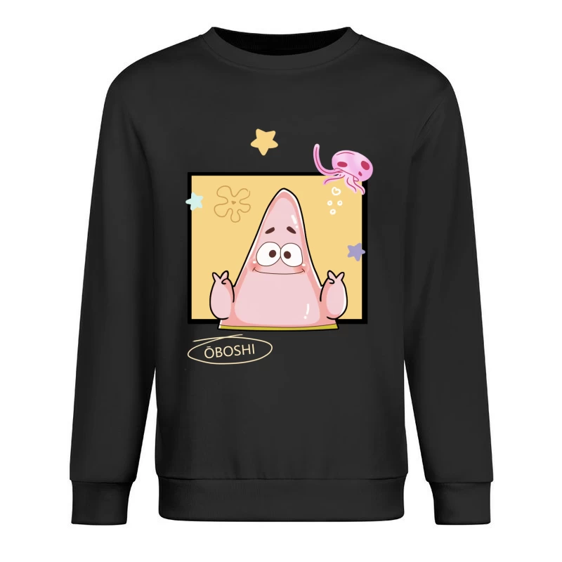 Niedliche Meereskreatur Illustration Herren Pullover Sweatshirt
