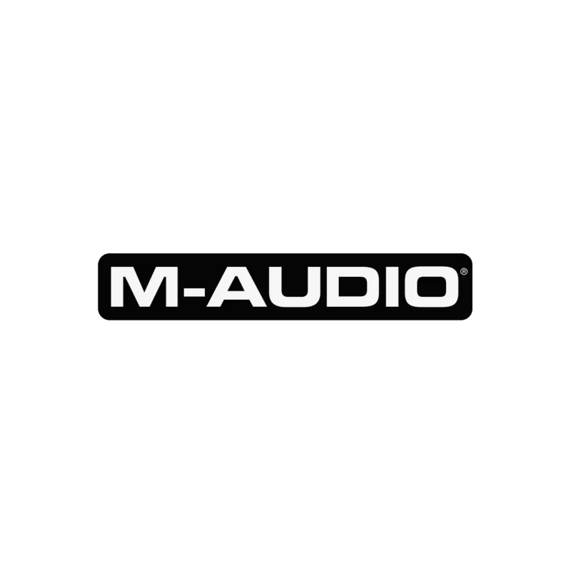 M-Audio Professional Audio Equipment Brand Logo Throw Pillow