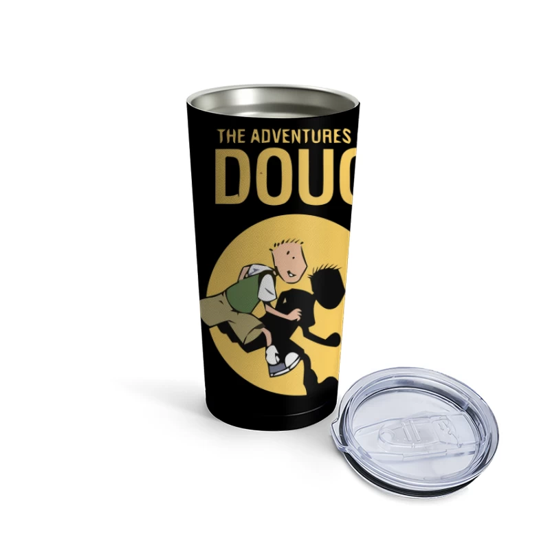 The Adventures of Doug - Classic 90s Animated Series Logo Travel Mug