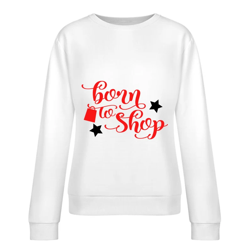 Motif de shopping stylé Femme Sweat-shirt à enfiler