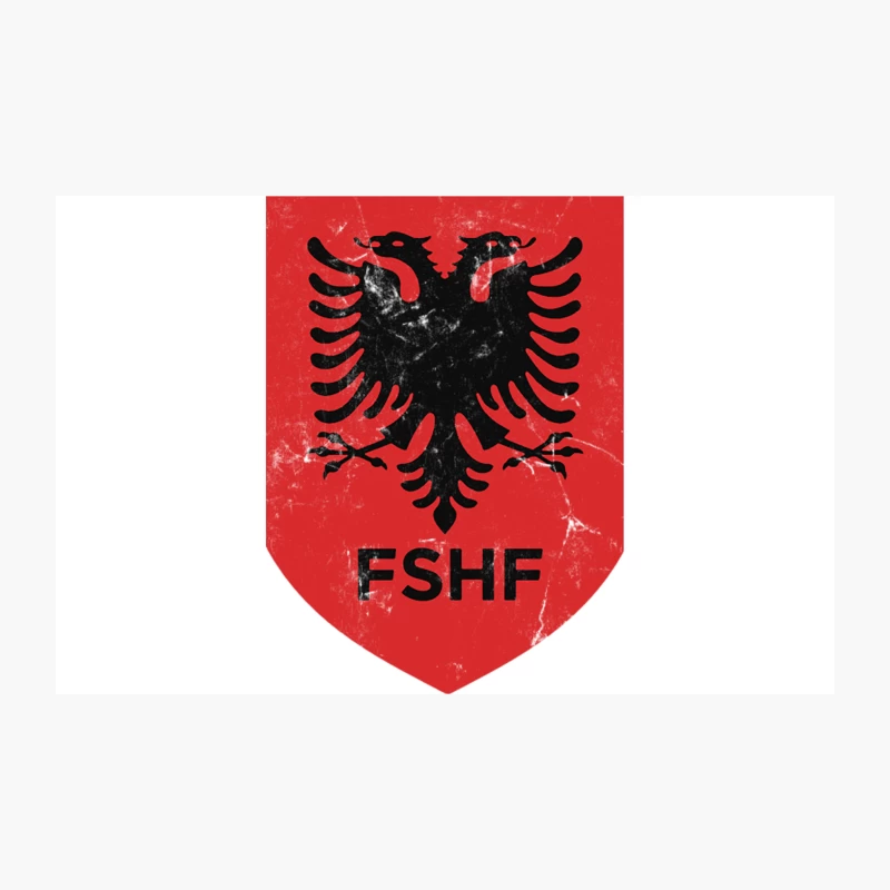 Albanian National Football Team Emblem with Double-Headed Eagle Travel Mug