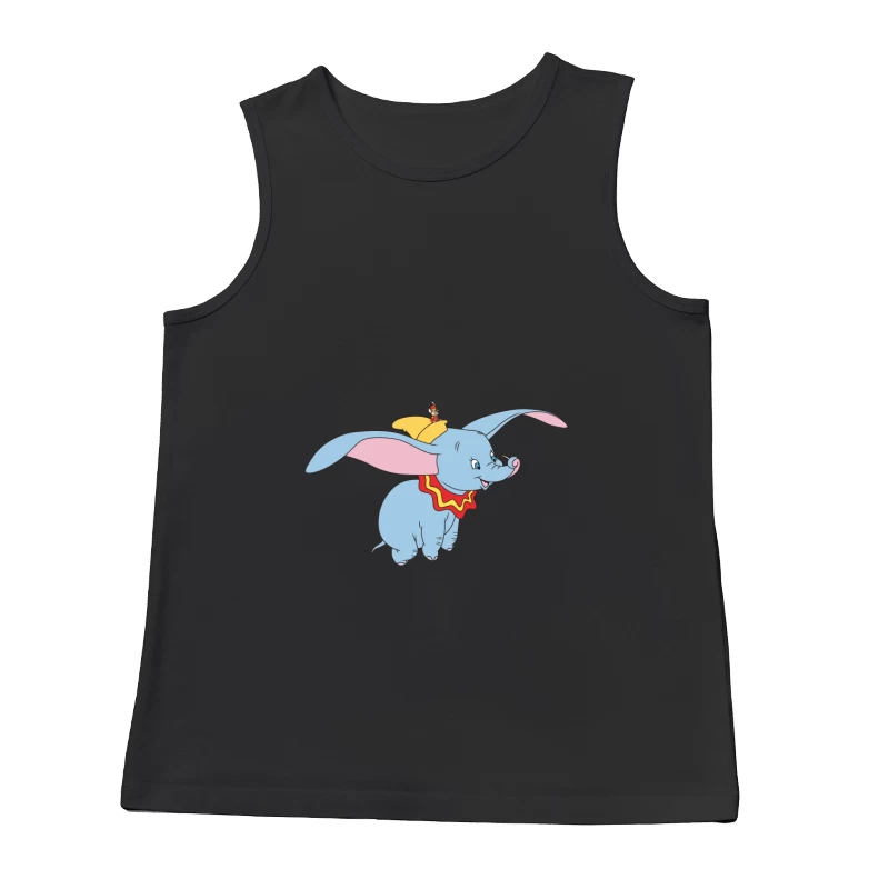 Fliegender Elefant mit großem Hut Herren Tanktops