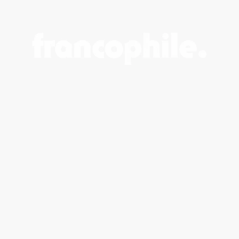 Francophile  Retro Faded Type Design Cotton Tote Bag