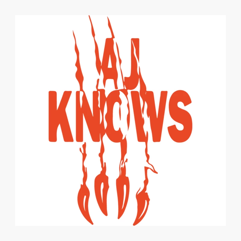 Fiery Red Typography: Abstract Slogan Design Pin