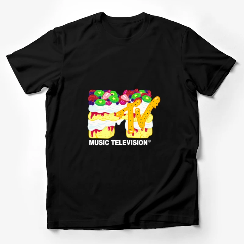 MTV Dessert Logo mit Früchten Herren T-Shirt