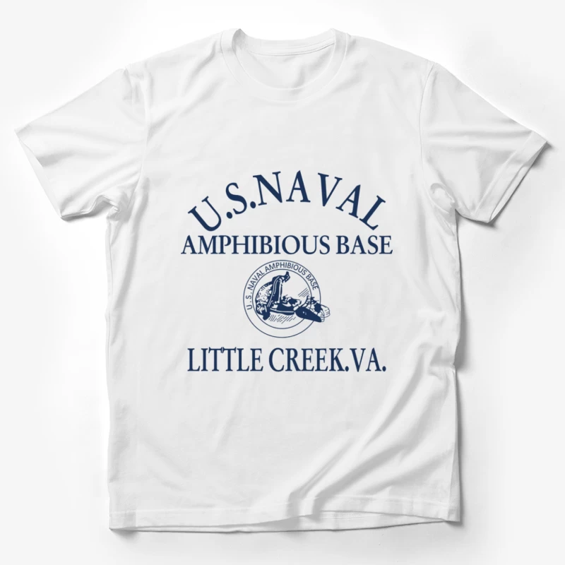 U.S. Naval Amphibious Base Little Creek Logo Herren T-Shirt