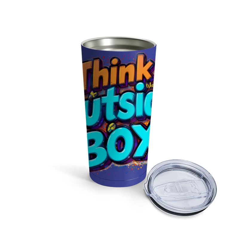 Think Outside the Box: A Creative and Inspirational Design Travel Mug