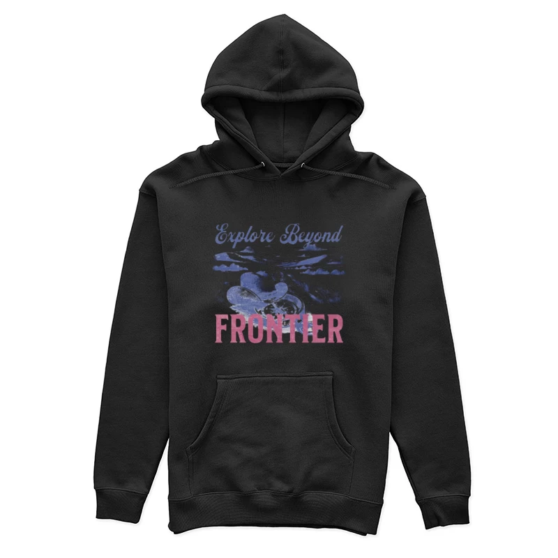 Erkunde die Wildnis jenseits der Grenze Damen Pullover Hoodie