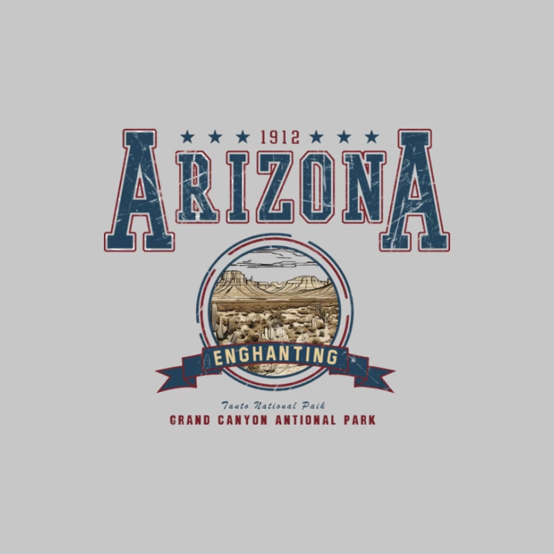Arizona Enchanting Design mit Grand Canyon Herren Langarm T-Shirt