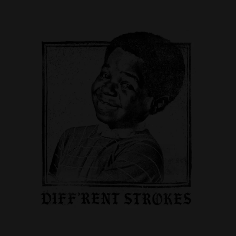 Diff_rent Strokes  80s Vintage Look Faded Design Mouse Pad