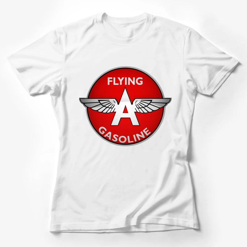 Vintage Flying A Gasoline Aviation Logo Female T-Shirt