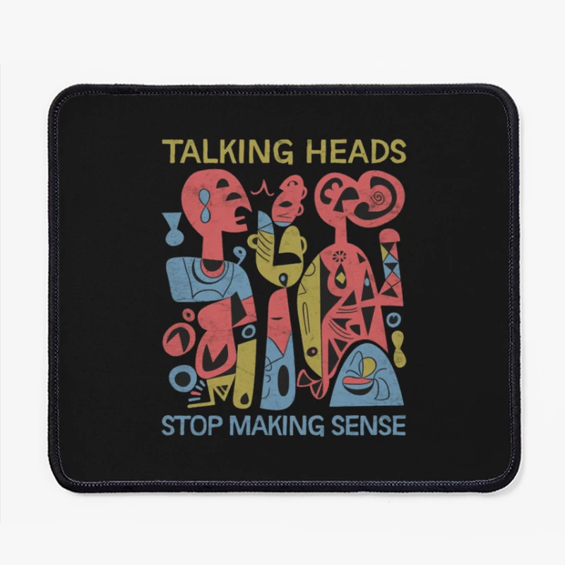 Talking Heads "Stop Making Sense" Abstract Album Art Mouse Pad