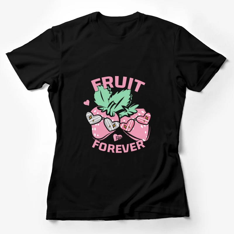 Fruchtige Erdbeerfreunde Damen T-Shirt