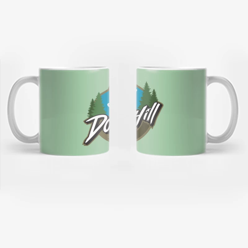 Downhill Mountain Biking Coffee Mug