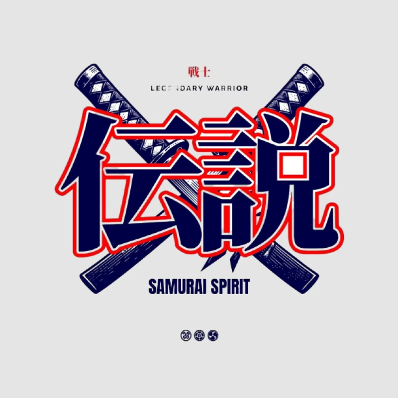 Samurai Geist Legende Herren Pullover Hoodie