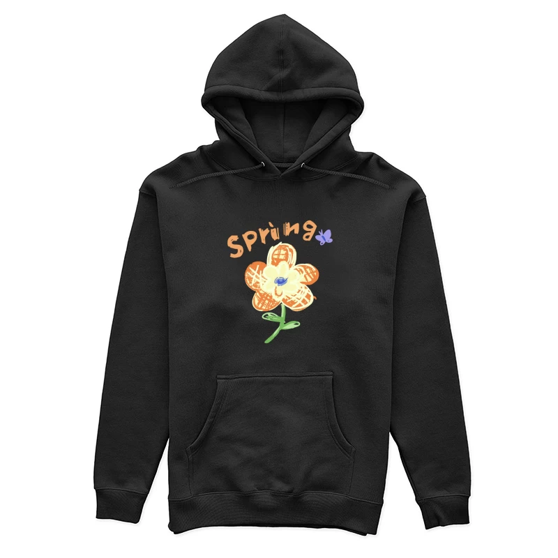 Frühling Blume Illustration Damen Pullover Hoodie